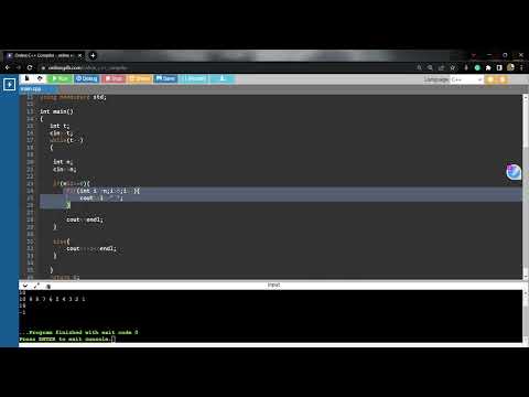 Odd GCD Permutation  Online C++ Compiler  2023 05 24 20 52 12