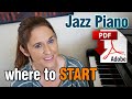 Jazz Piano: WHERE TO START (ii V7 Is with 3rds & 7s)