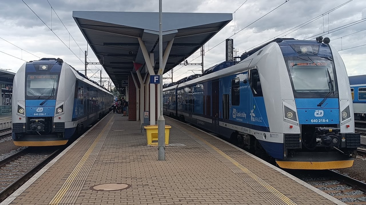 Vlaky Olomouc hl.n., Červen 2025