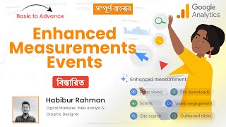 Enhanced Measurement Events Details | Google Analytics 4 Tutorial in Bangla for Beginners