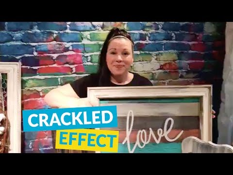 How To Get A Crackled Aged Effect! - How To Get A Crackled Aged Effect!