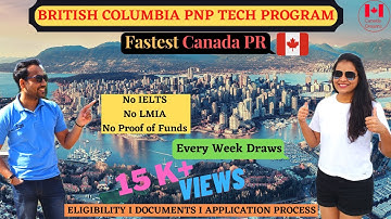 BC PNP Tech Program 2021. Fastest Canada PR. No IELTS required. British Columbia PR (Pilot)