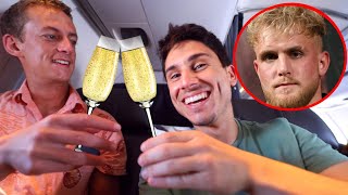 I Flew FIRST CLASS To The Jake Paul Fight!