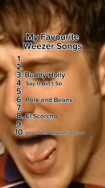My Favourite Weezer Songs #shorts #weezer