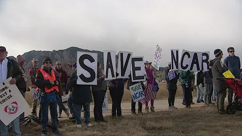 Protesters gather to push back on Trump's plans to close NCAR