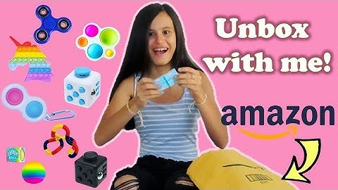 Unboxing Amazon Fidget package | POP IT Fidgets toys!