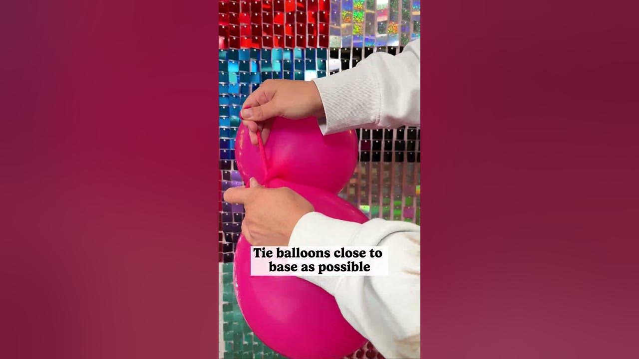 How to tie balloons youtube