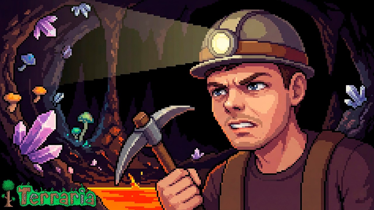 Terraria - Новичок исследует мир​