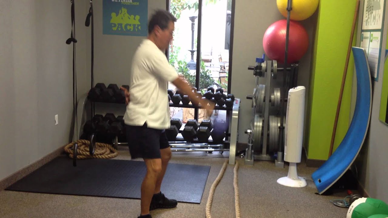 Senior Performing Kettlebell Swing YouTube