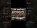 Speak Slow and Clear | The Ant's Journey | Short Motivational story