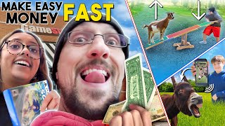 Make Easy Money FAST + Goat See Saw + Donkey Calling & More (FV Family Random Vlog)