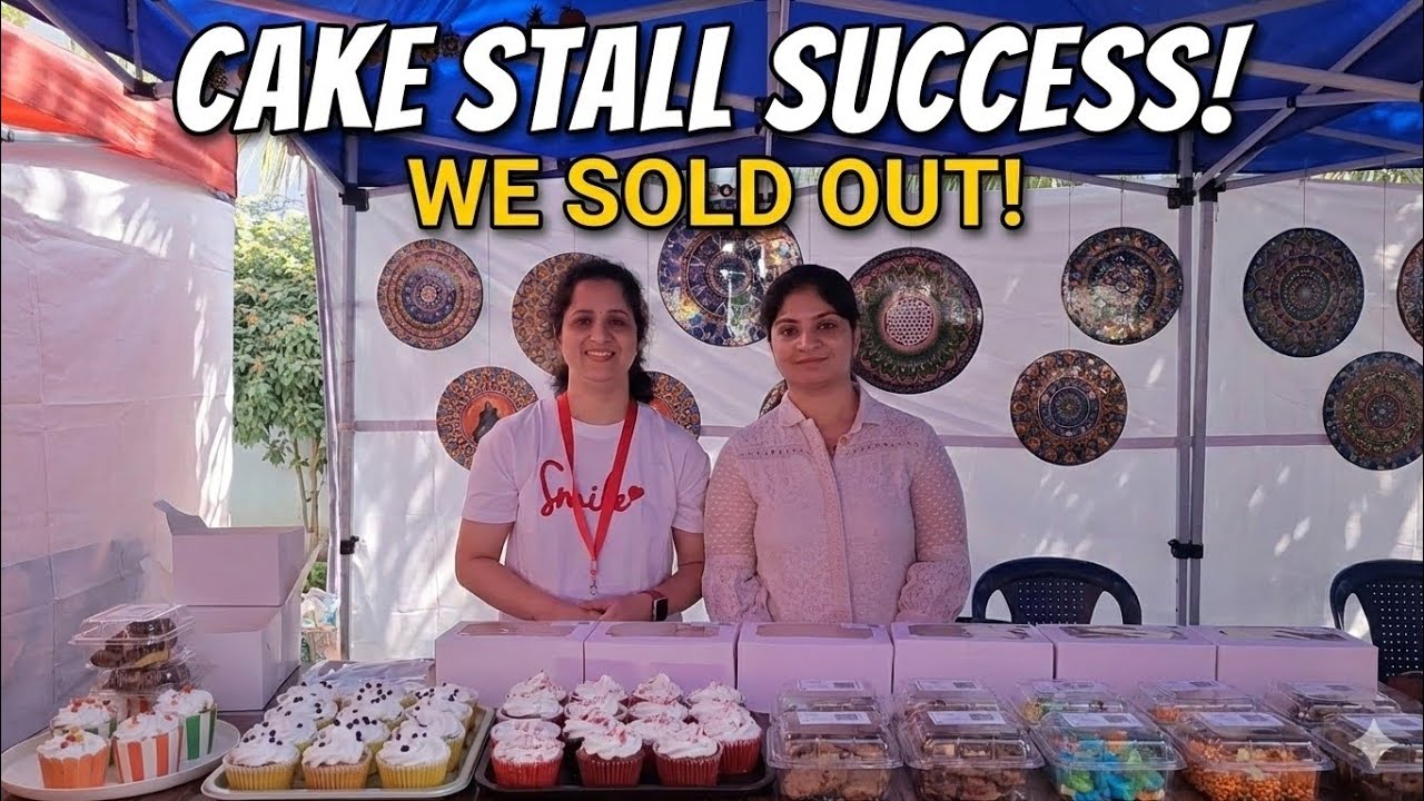 School Cake Stall Preparation | Kids School Event Cake Stall | Homemade Cakes & Cookies