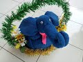 Cara Membuat GAJAH dari Handuk Untuk Seserahan/Hantaran Pernikahan (make an elephant out of a towel)