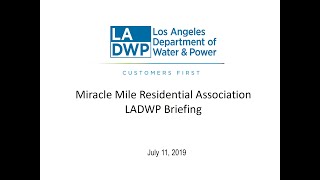 Miracle Mile Power Outages • Q & A with Los Angeles DWP