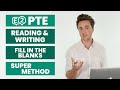 PTE Reading & Writing: Fill in the Blanks | SUPER METHOD!