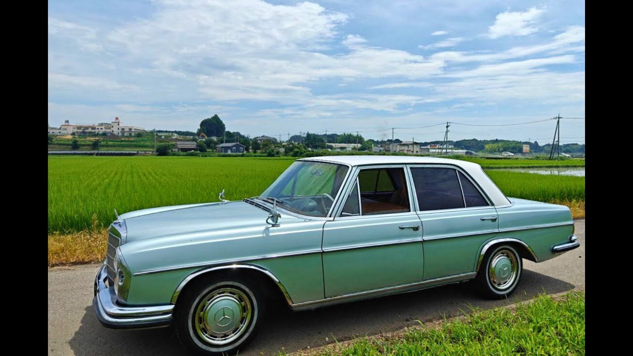メルセデス・ベンツ 250S 赤黒い (1966年製) 84000km