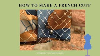 How To Sew A French Cuff