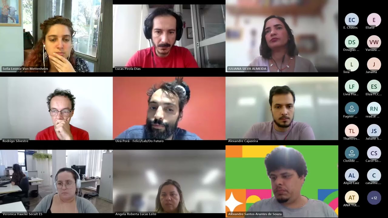 Reunião Geral - Rede de Estados - Soluções Digitais para o Fomento à Cultura 07/08/2024
