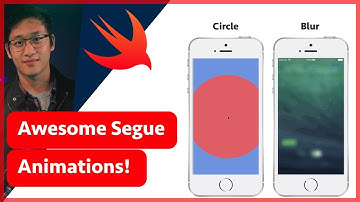 Custom Swift Transitions | Create Animated Segues Like Blur & Circle | iOS (Swift 4 in Xcode 9)
