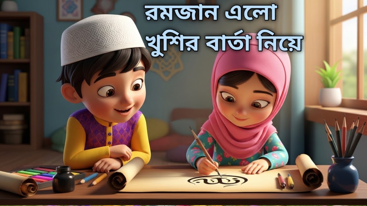 রমজান এলো খুশির বার্তা নিয়ে। রমজানের নতুন গজল ২০২৬। ছোটদের জন্য রমজানের নতুন গজল।