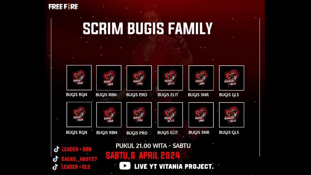 06- APRIL 2024- SCRIM BUGIS FAMILY - YouTube