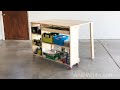 Easy to Build Folding Workbench #anawhite