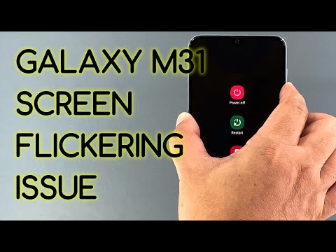 Samsung Galaxy M31 화면 깜박임 문제를 해결하는 방법 (Android 10)