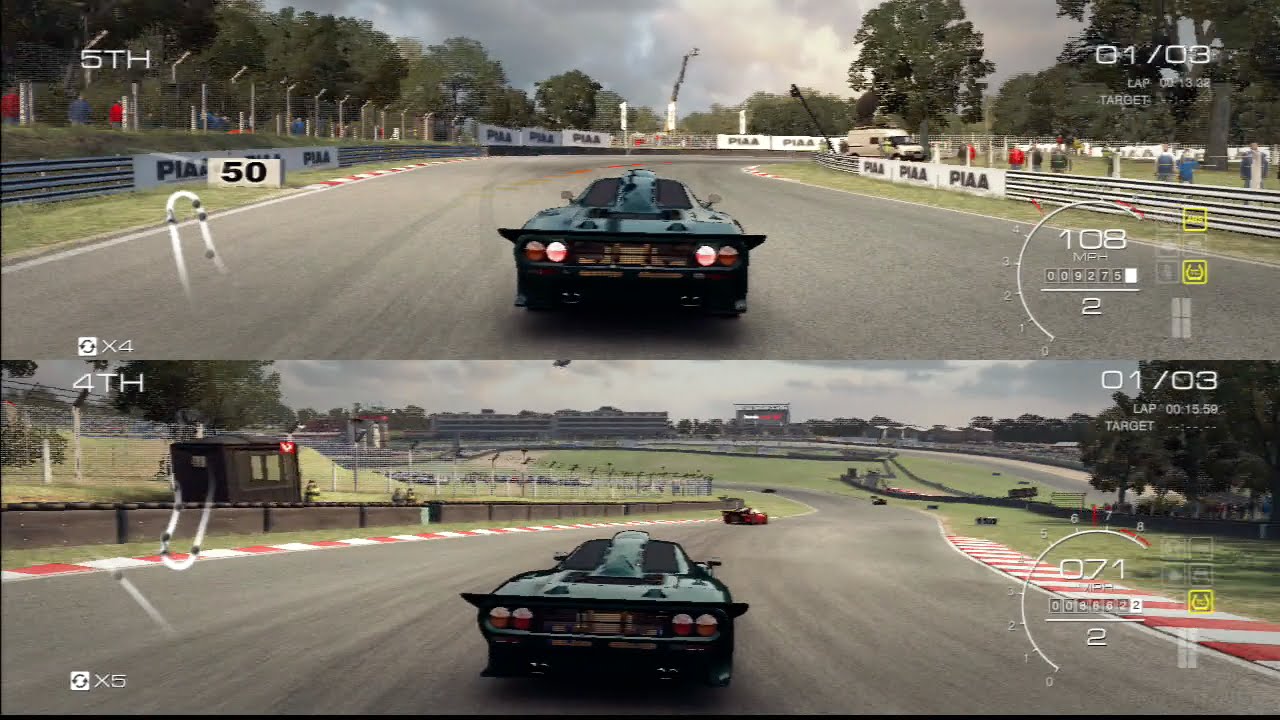 GRID Autosport - Mclaren F1 Splitscreen Time Attack