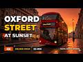Oxford Street Sunset Walk 🌅 Marble Arch &amp; Back | London 4K Walking Tour