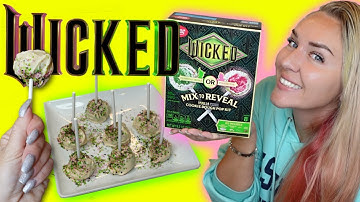 WICKED Movie Cookie Dough Cake Pops DIY