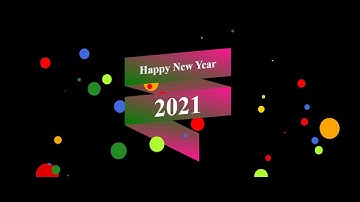 Pure CSS Animation Effects | Happy New Year 2021 | Background Animation