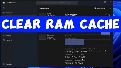 How to Clear RAM Cache in Windows 10/11 (2024) Faster PC