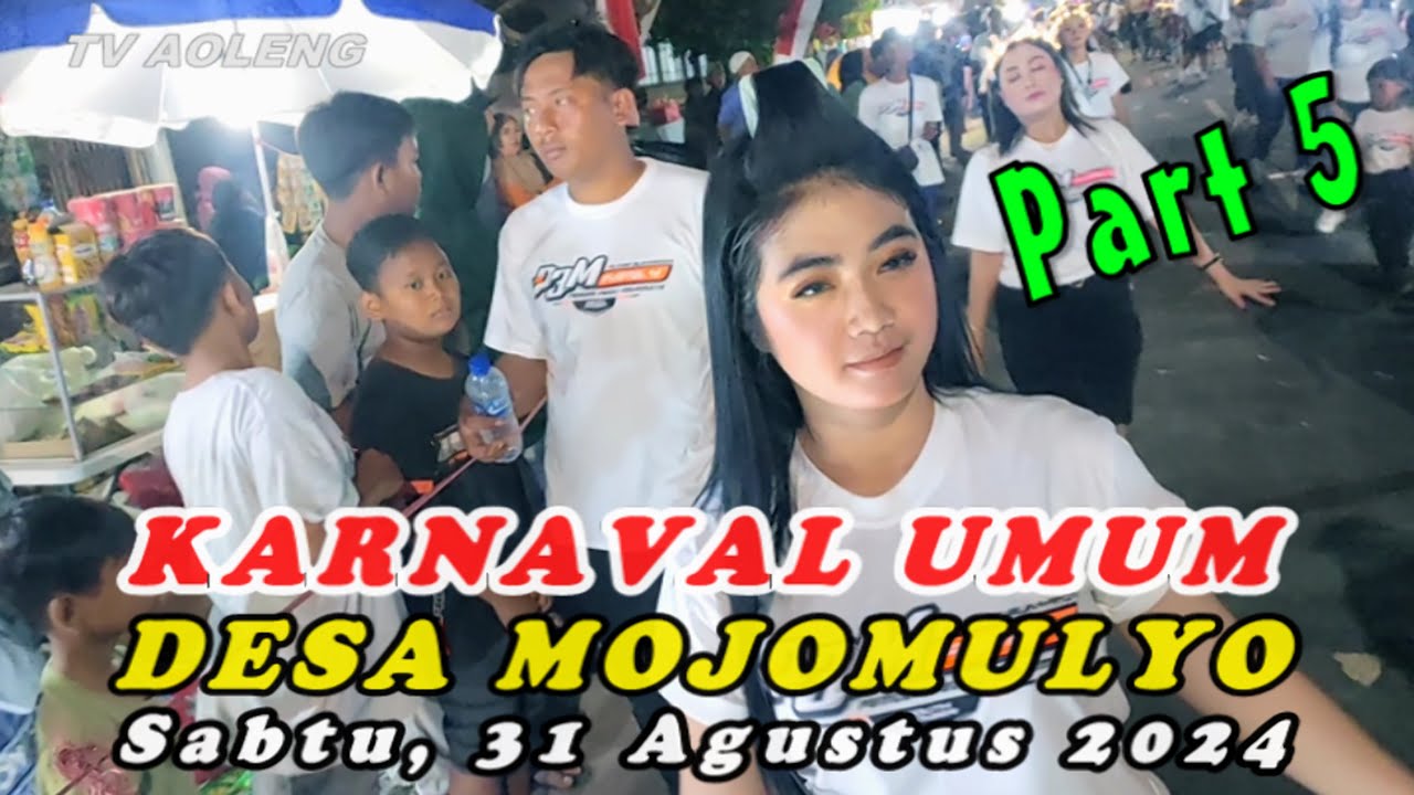 KARNAVAL UMUM || KIRAB BUDAYA DESA MOJOMULYO PUGER JEMBER HUT RI KE 79 SABTU 31 AGUSTUS 2024 Part 5