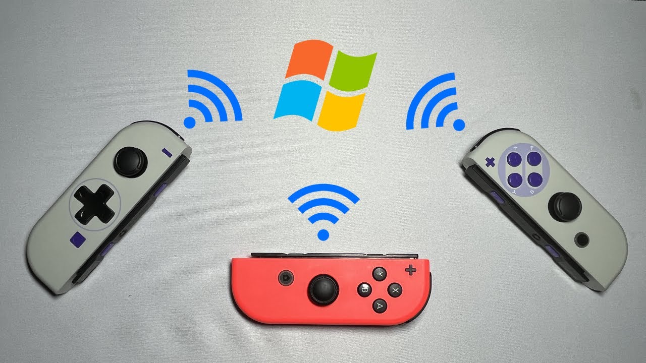 How To Connect Switch Joy-Con Controllers To Windows 10 PC Or Laptop  Tutorial 