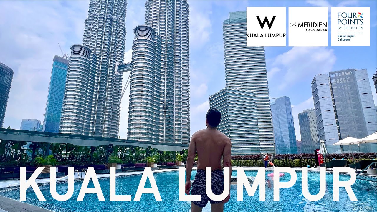 マレーシア🇲🇾初めてのクアラルンプール旅行のグルメと屋台とカフェ・おすすめ観光スポット。1時間待ちの有名店で朝食？ツインタワーが目の前のWクアラルンプールとメリディアンホテルに宿泊。
