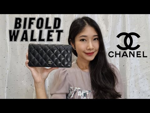 ╭♥ รีวิว Chanel Bifold Long Wallet - White Brandname Review EP. 186 
