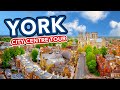 York  exploring york city centre in yorkshire england