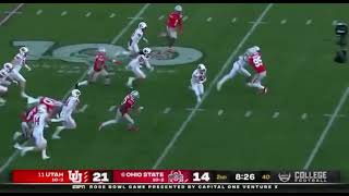 Britain Covey 97 Yard Kickoff Return Touchdown vs Ohio State | 2021 Rose Bowl