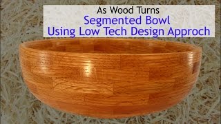 http://www.AsWoodTurns.com Recently a viewer asked for the segment sizes for a lidded bowl. Normally, I