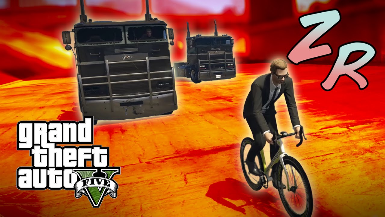 Trucks vs Bicycles GTA 5 PC YouTube