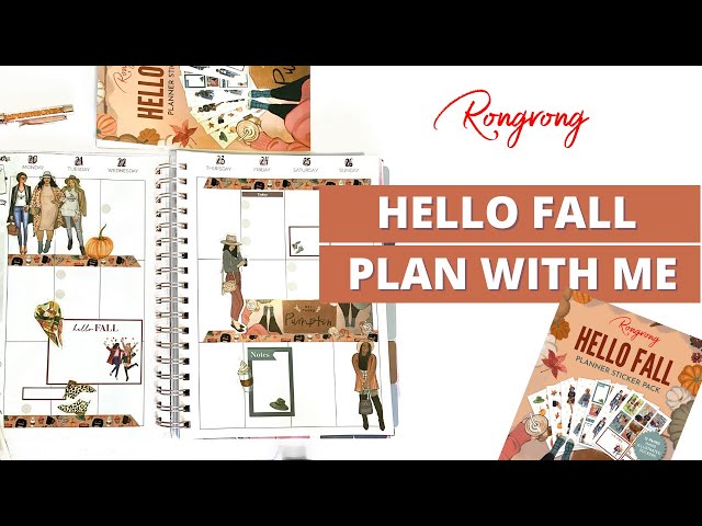 NEW Rongrong Sticker Books & Tapes! Flip Through & Review Planner