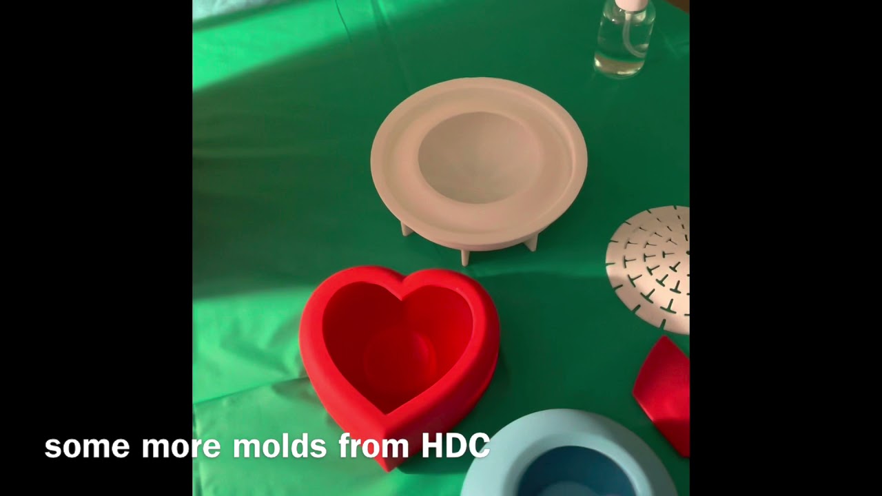 Casting stones from Happy Dotting Company for painting. Using Ultracal 30