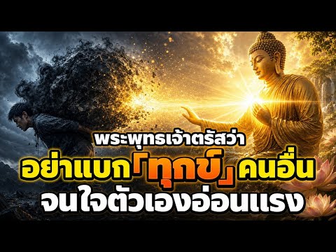 พระพุทธเจ้าตรัสว่า…อย่าแบกทุกข์คนอื่นจนใจตัวเองหมดแรง เพราะการปล่อยวางคือบุญใหญ่