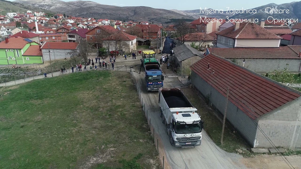 Asfaltiranje ulica u Orizare proekat br.2