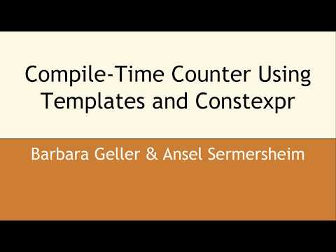 Compile Time Counter