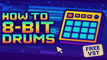 How To Make 8-Bit Drums (Free VST + Beat Example)🎮 Retro Chiptune Drum Tutorial for Beginners