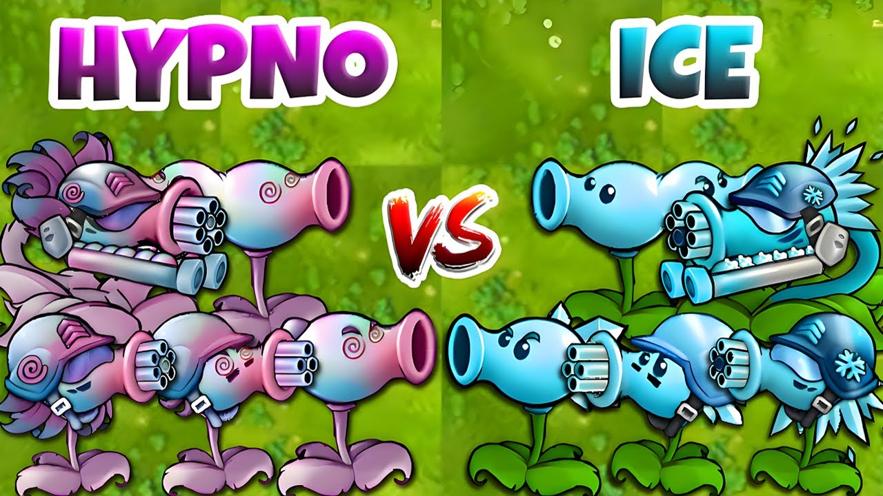 PVZ 1 Fusion 3.0 Challenge - Team HYPNO vs ICE Plants Fusion Vs Obsidian Gargantuar - Who Will Win?