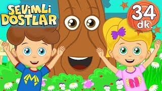 Mutlu Çocuk Ve Sevimli Dostlar Ile 34 Dakika Bebek Şarkıları Adisebaba Tv Kids Songs