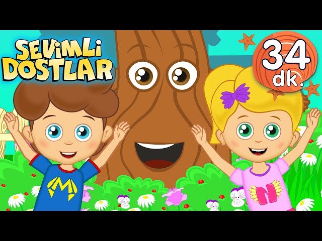 Mutlu Çocuk 😊 ve Sevimli Dostlar ile 34 Dakika Bebek Şarkıları | Adisebaba TV Kids Songs class=