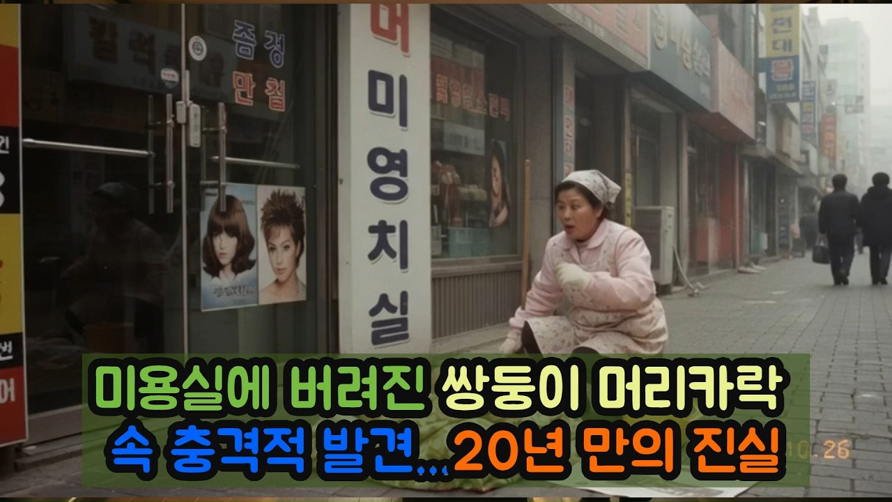 미용실에 버려진 쌍둥이 머리카락 속 충격적 발견...20년 만의 진실|노후사연|인생사연|감동사연|사연이야기|시니어이야기|